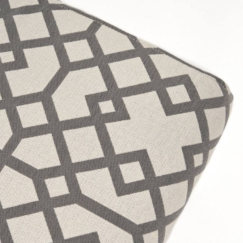 Chaise d'appoint moderne pour le salon, Gris / Blanc