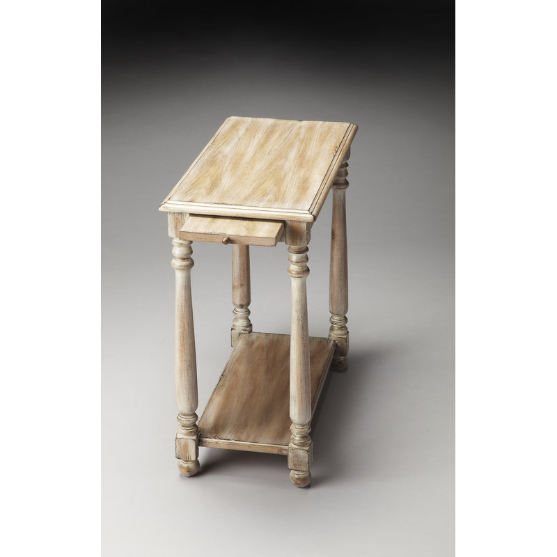 Leann End Table with Storage, Driftwood