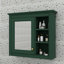 Armoire à pharmacie 30 po x 28 po avec miroir, rangement mural pour salle de bain, avec 3 tablettes ouvertes, armoire avec porte réfléchissante-324915932