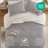 Riordan Gray Textured Knit Chenille 2-Piece Twin Comforter Set-120280512-101683133