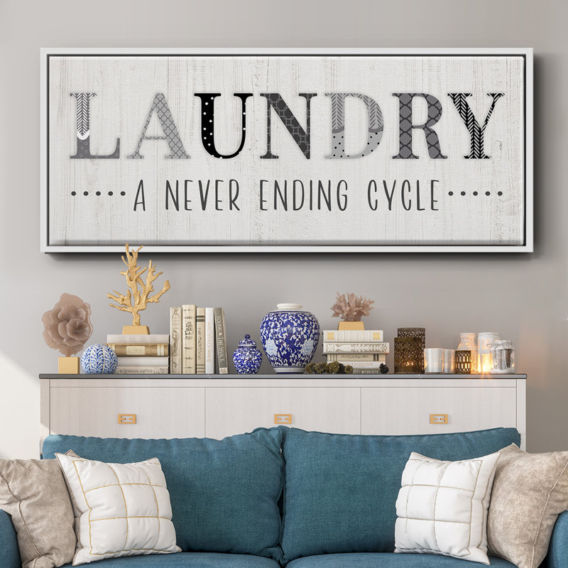 «Never Ending» - Toile encadrée, H 20 po x l 50 po
