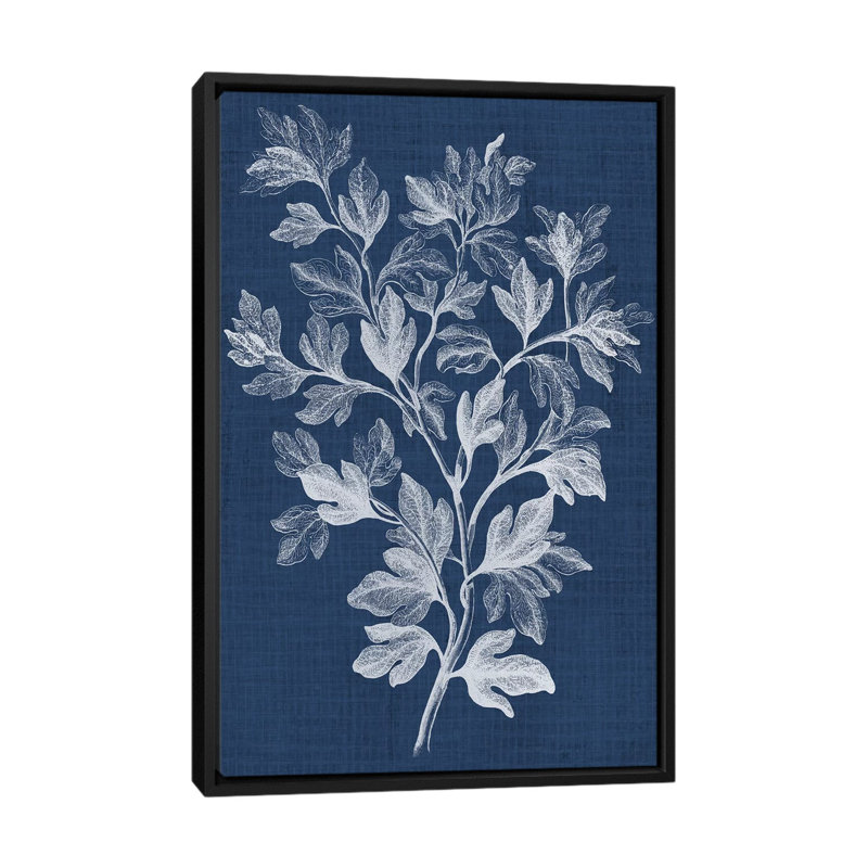 «Foliage Chintz I», reproduction d'impression sur toile tendue, H 26 po x l 18 po x P 1,5 po, Toile encadrée noire