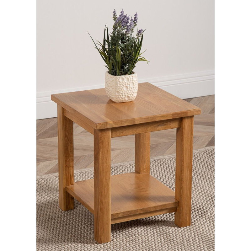 Reighan Solid Wood End Table
