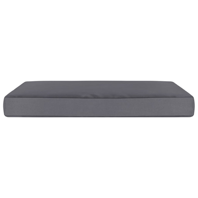 Outdoor Seat Cushion, Anthracite, 2.4" H x 23.4" W x 23.4" D