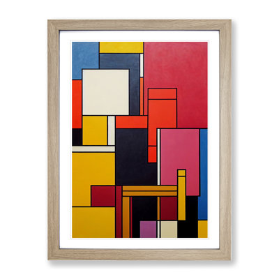 Bauhaus Abstract Art No.2 - Single Picture Frame Print