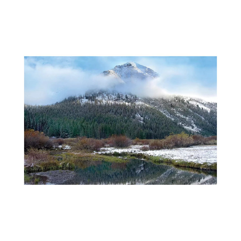 Phi Kappa Mountain and Summit Creek, Idaho 1 Piece Wrapped Canvas Wall Art, 30.48 cm H  x 45.72 cm W
