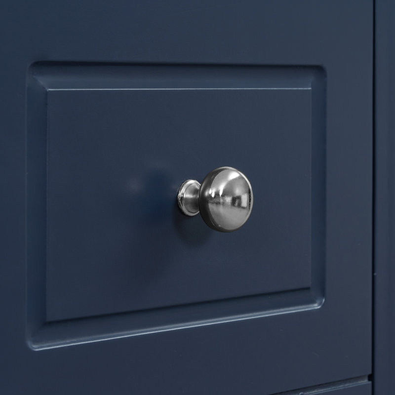Meuble-lavabo 30 po avec lavabo, Bleu