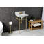 Lavabo de salle de bain console Edwardian