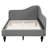 L-Shaped Linen Daybed, With Solid Wood Legs-1997966943-1997966936