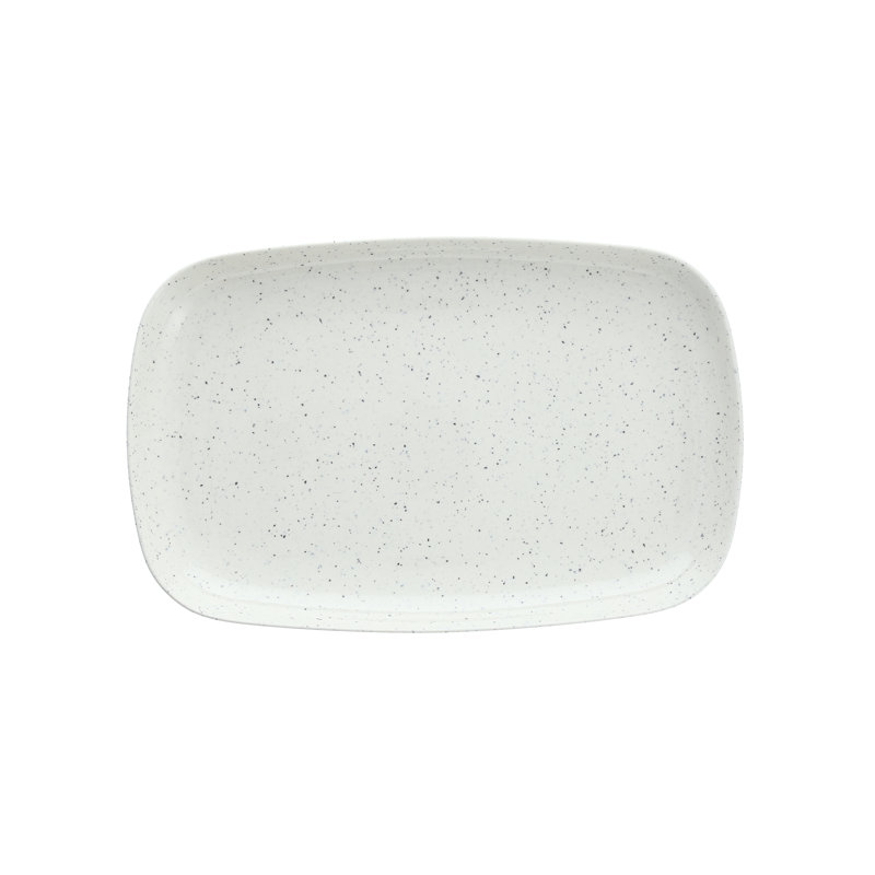 Fortessa Maskell Coupe Melamine Platter, White