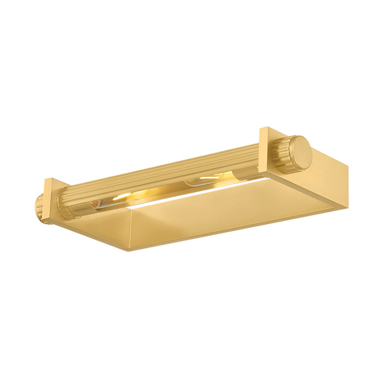 Judd Picture Light in , 2.5" H x 18.5" W x 18.5" D, Aged Brass