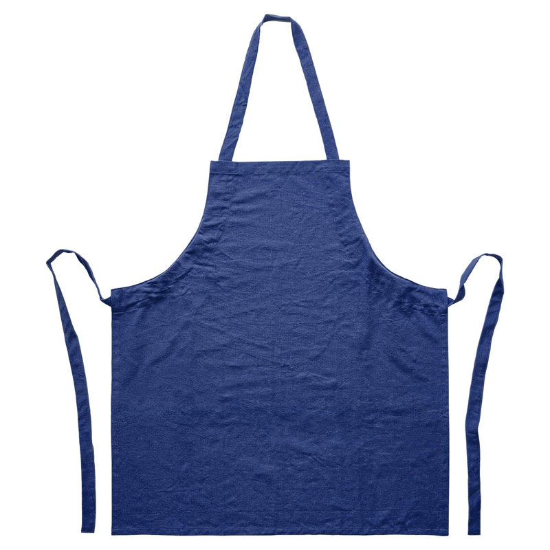 Solid Colour Bib Apron, 1, Navy