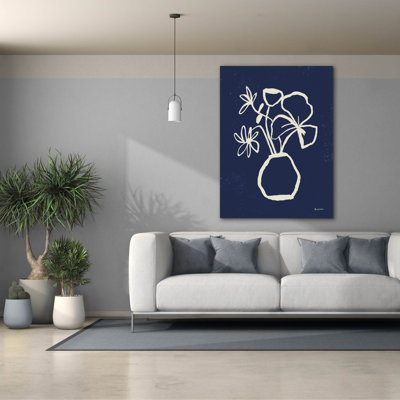 Art floral sur toile