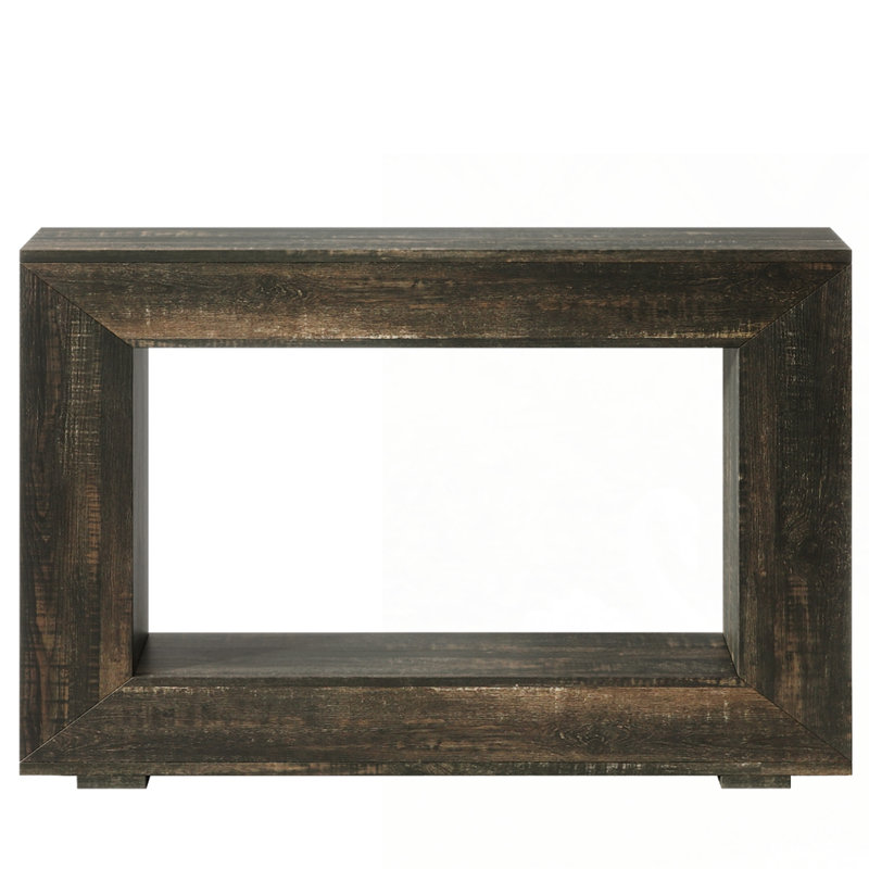 Minimalist Sofa Table Behind Couch For Entryway, Hallway, Living Room, Home Office, Dark Gray