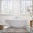 Giotto 59.1" x 30.7" Freestanding Soaking Stone Rein Bathtub