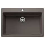 Liven SILGRANIT 33" L x 22" W Drop-In/Undermount Kitchen Sink