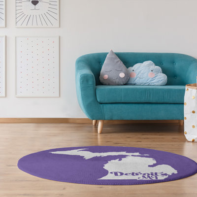 Tapis de la poly-chenille détroit michigan