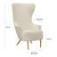 Velvet Wingback Chair-1489247803