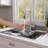 Dual Function Pull Down Sprayer Single Handle Kitchen Faucet with Touchless Sensor-102176577