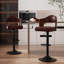 Tabouret de bar stable bicolore à hauteur réglable et à hauteur variable pour utilisation commerciale et hôtelière-958978647