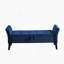 Banc de lit avec velours de rangement