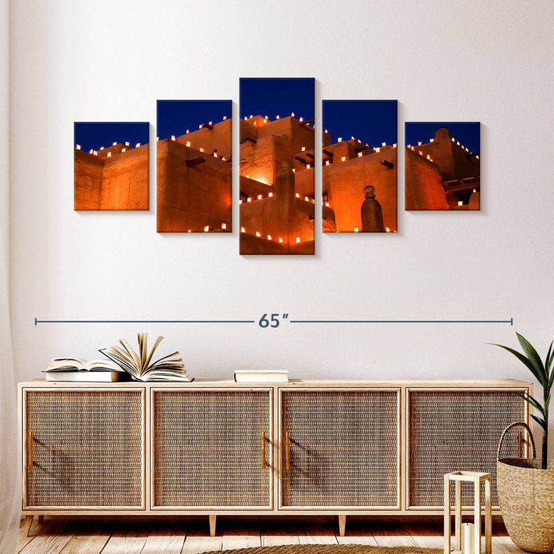 Santa Fe At Night, 24" H x 55" W