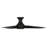  52" Corona 3 - Blade Outdoor/Indoor Smart Flush Mount Ceiling Fan with Remote Control and Dimmable LED Light Kit Included, Matte Black-66343246-90284717