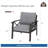 Set Of 2  All-Weather Metal Armchairs-1743548004-1743548005