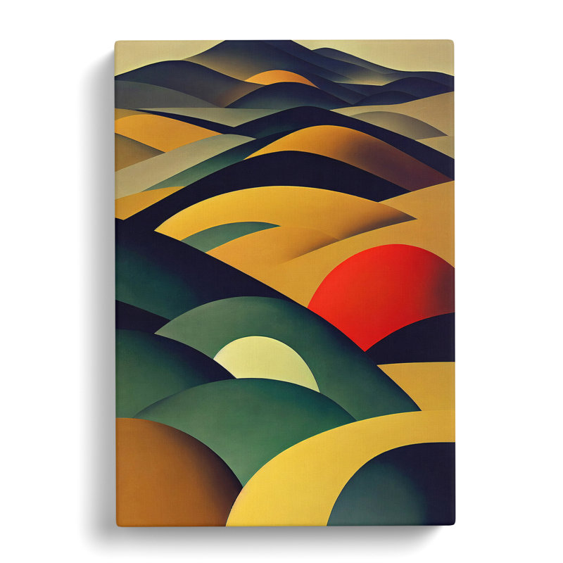 Mountain Landscapes No.1 - Wrapped Canvas Print, 50cm H x 35cm W x 3cm D