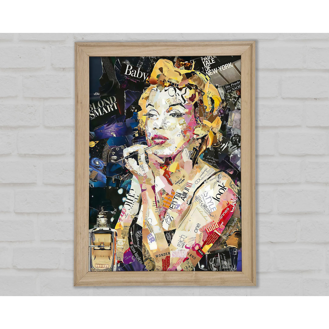 Marilyn Monroe Spiegel - Einzelner Bilderrahmen Kunstdrucke