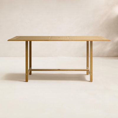 Rafael 87" Extendable Teak Patio Dining Table