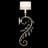 Crystal Laurel Armed Sconce-10553085