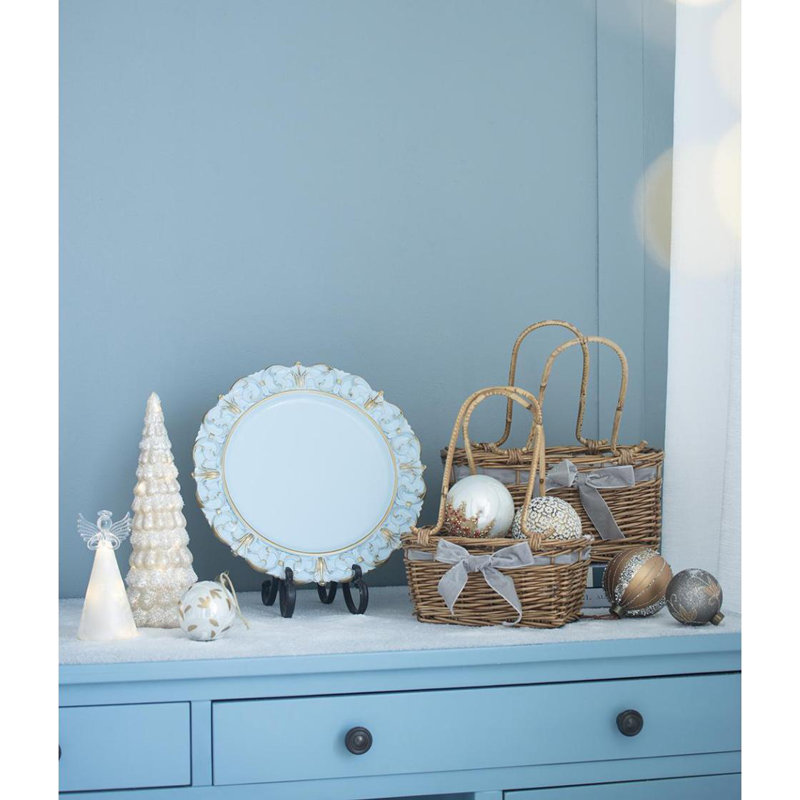 D3,9 po, boules de Noël décoratives, boules de Noël suspendues en verre pour décorations de fêtes, lot de 6