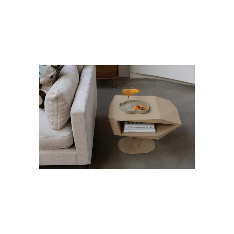 End Table, Beige