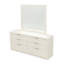 Portrait - Alabaster White 6 - Drawer Solid Wood Dresser