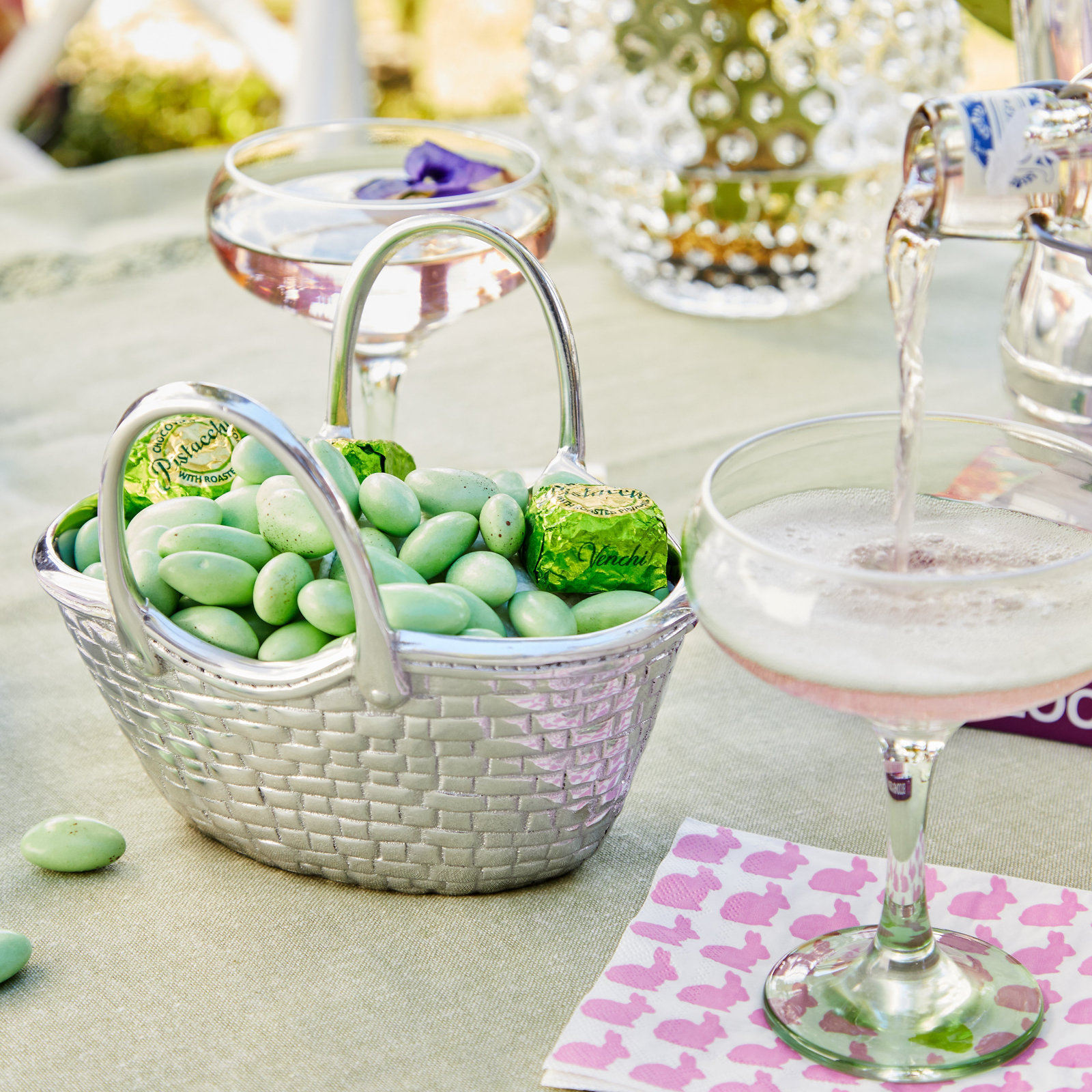 Garden Party Oval Aluminum Condiment Server