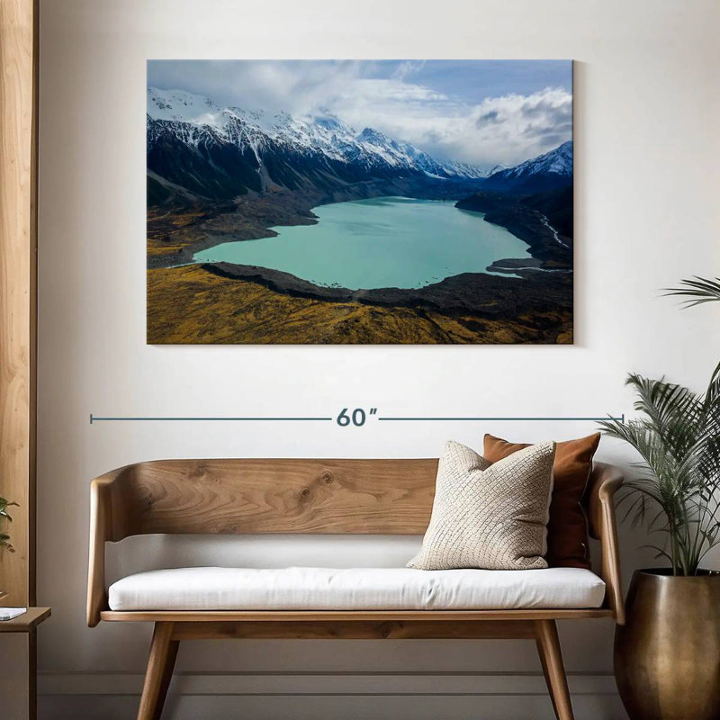 Ravi tranquille, lac Tasman, H 32 po x l 48 po
