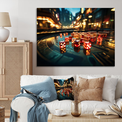 «Casino Royale Dice II», art mural sur toile