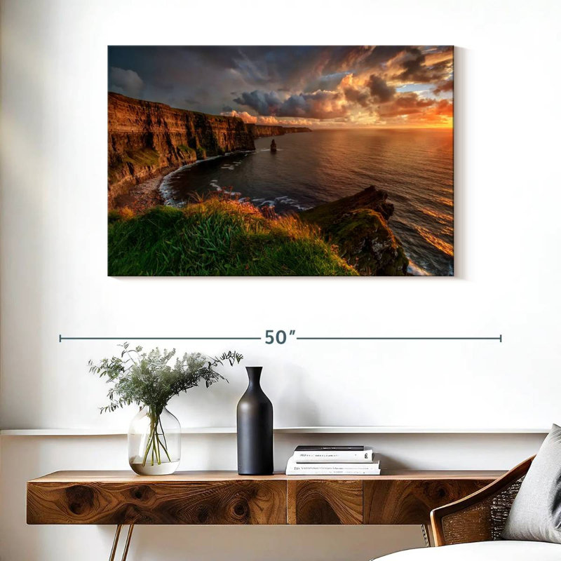 Senne Cliffs Of Moher Before Dark, 26" H x 39" W