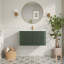 Meuble-lavabo mural simple 36 po avec lavabo en acrylique