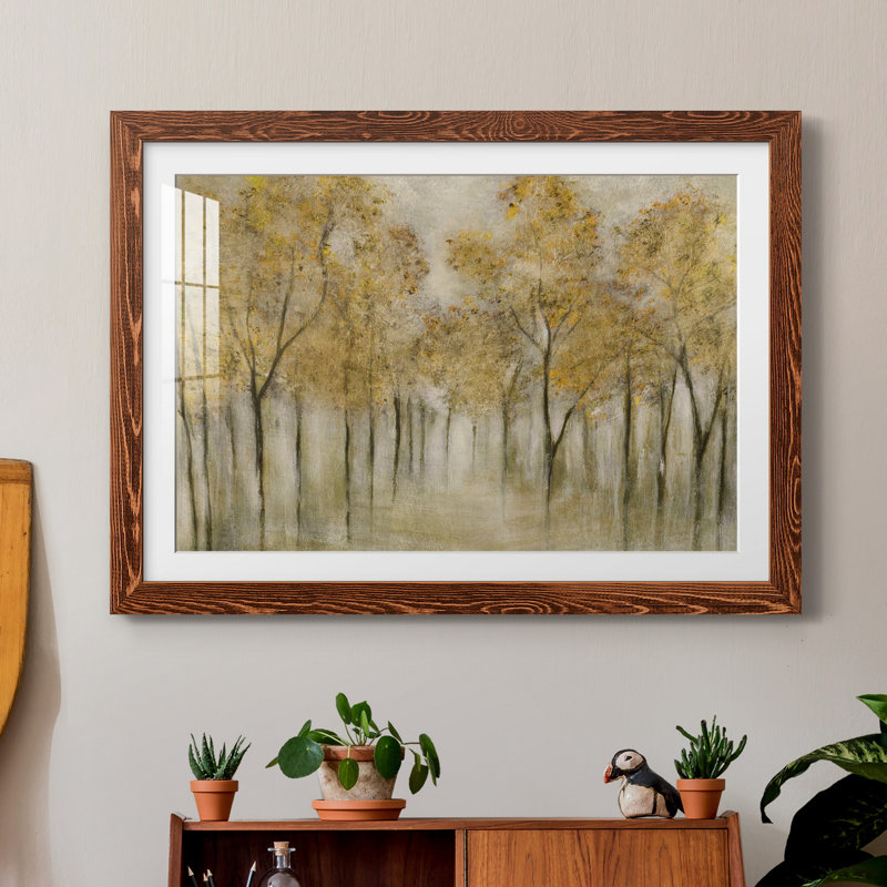 «Golden Spring», impression encadrée sur papier, Papier avec cadre érable, H 31,5 po x l 23,5 po x P 1,5 po