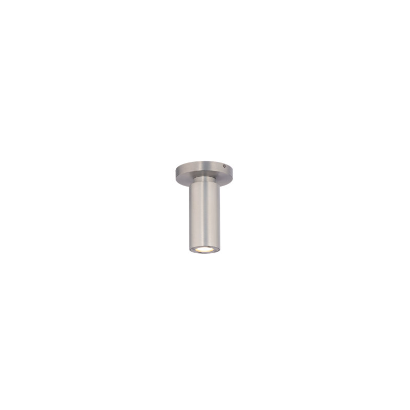 Plafonnier encastré Caliber, Aluminium brossé
