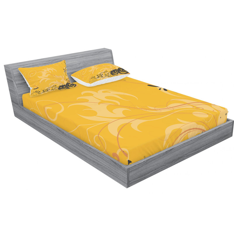 Microfiber Sheet Set, Queen Sheet Set with Fitted Sheet