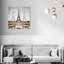 Triple Paris or - Impression sur toile-66813599-66813596