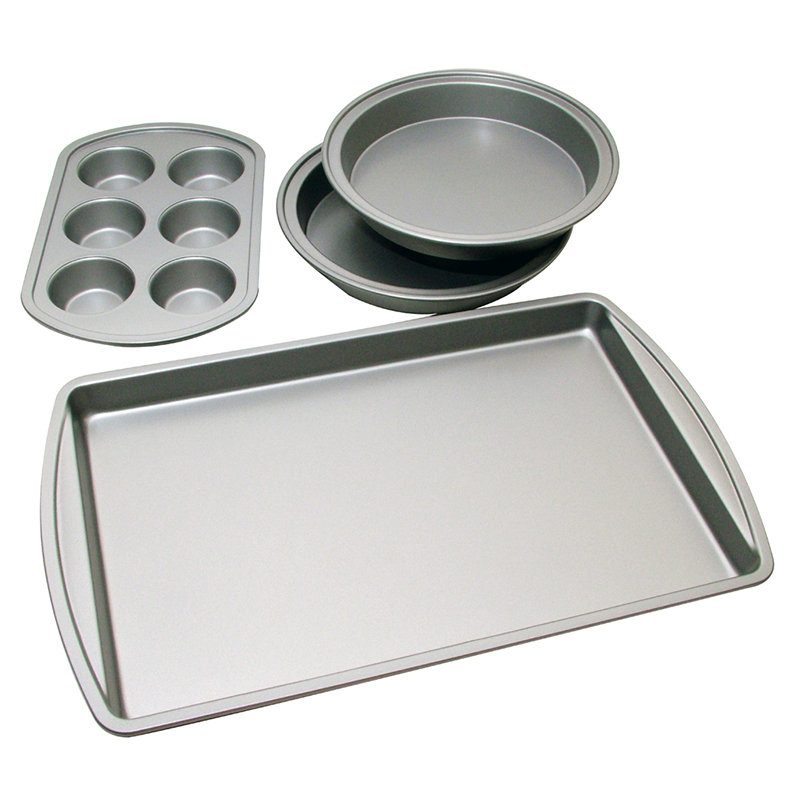 Le Chef 4 Piece Non-Stick Steel Bakeware Set Le Chef