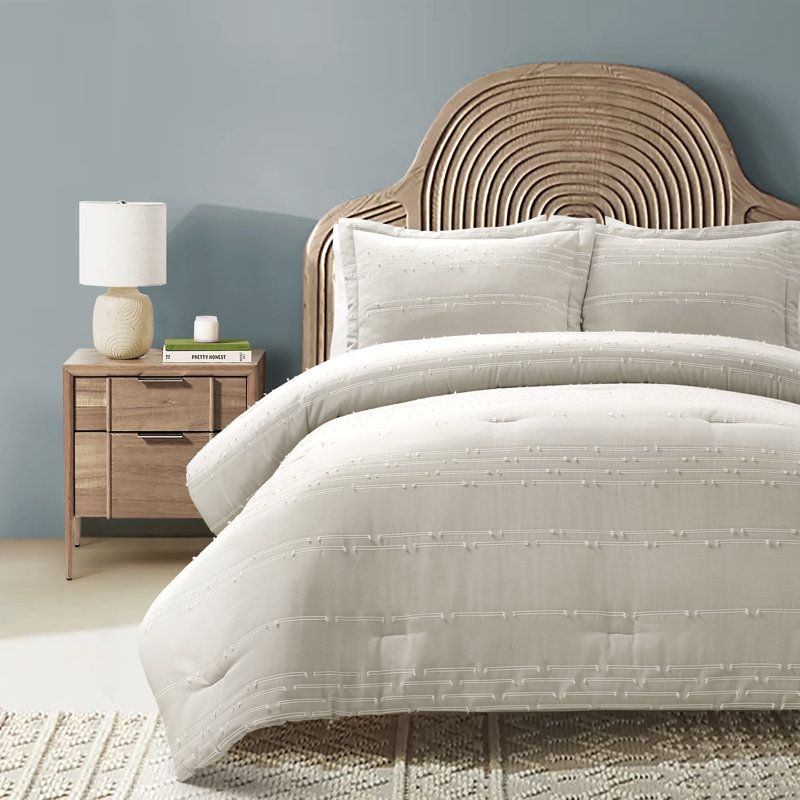 Williams Polyester Comforter, Queen Comforter, Beige