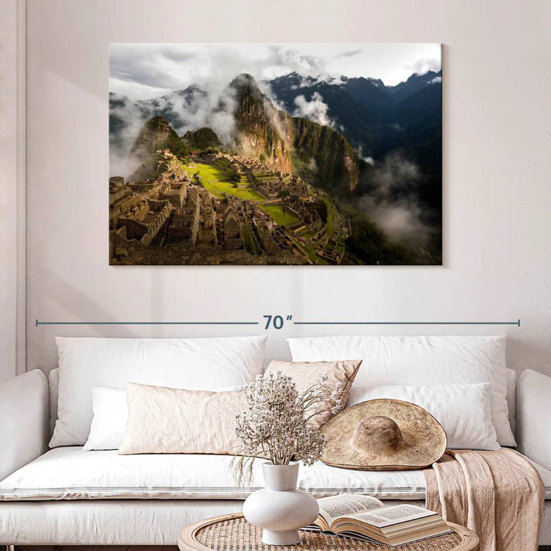 Lilie Machu Picchu nuages, H 32 po x l 48 po