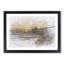 Sunset Behind the Pier Sketch - Picture Frame Graphic Art Print-56874829-56874827