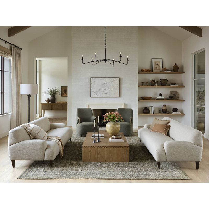 Kent Sofa, Crete Sand Polypropylene / Olefin