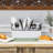 Metal Rectangle Flatware Caddy